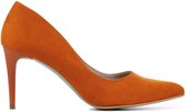 Giulia Dames Suède   Pumps / Stiletto - Naaldhak hoogte 9 cm - Giulia 8 sue - Bruin - Maat 38