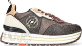 Liu Jo Maxi Wonder 24 Lage sneakers - Leren Sneaker - Dames - Bruin - Maat 41