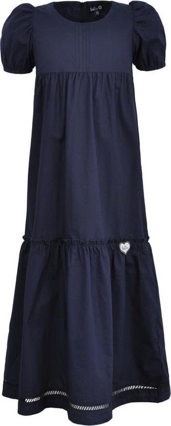 Loff meiden lange korte mouwen jurk Puffy Dark Blue | bol.com