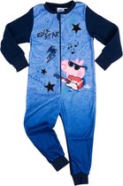 Peppa Pig / Peppa Big - Onesie / Jumpsuit / Pyjama - Blauw - maat 98/104