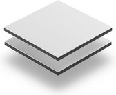 Alupanel wit 2 mm op maat RAL 9003 mat - 150x80cm