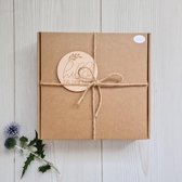 Gioia Giftbox essentials small pinkstone - Meisje - Babygeschenkset - Kraamcadeau - Baby cadeau - Kraammand - Babyshower cadeau