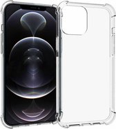 Shop4 - iPhone 13 Pro Max Hoesje - Zachte Back Case Drop Shock Proof Transparant