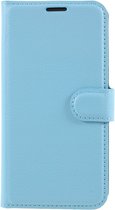 Coverup Book Case Geschikt voor iPhone 12 / 12 Pro Hoesje - Lichtblauw