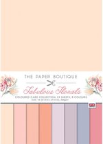 The Paper Boutique Gekleurd Karton - Fabulous Florals - A4 - 4x8 kleuren