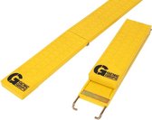 GenieGrips® Mats beschermmatten voor heftruckvorken Geel 125 mm x 1000 mm x