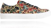 Sand Flower Sneakers - Maat 41 - Lureaux - Kleurrijke Sneakers - Sneakers Met Print - Unisex