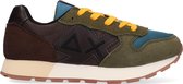 Sun68 Boys Jaki Colors Lage sneakers - Jongens - Groen - Maat 36