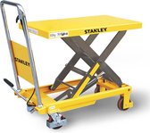 Stanley mobiele schaarheftafel tot 300 kg hefvermogen.
