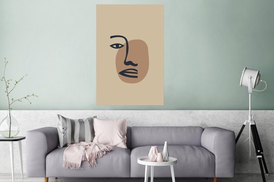 Affiche Pastel - Couleur - Visage - 80x120 cm