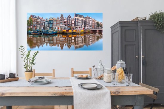 Affiche Amsterdam - Panorama - Canaux - 160x80 cm
