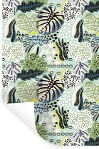 Stickers muraux - Jungle - Feuilles - Plantes - 20x30 cm - Film adhésif