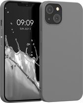kwmobile telefoonhoesje voor Apple iPhone 13 - Hoesje voor smartphone - Back cover in steengrijs