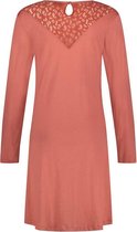 Cyell PEONY dames nachthemd lange mouwen - roze - Maat 40 Roze maat 40 (L)