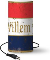 Lamp Willem II - Tilburg - Voetbal - 33 cm hoog - Ø16 cm - Inclusief LED lamp