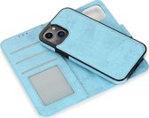 Mobigear Wallet2 Bookcase / 2in1 Case Hoesje - Geschikt voor Apple iPhone 13 - Gsm case - Blauw