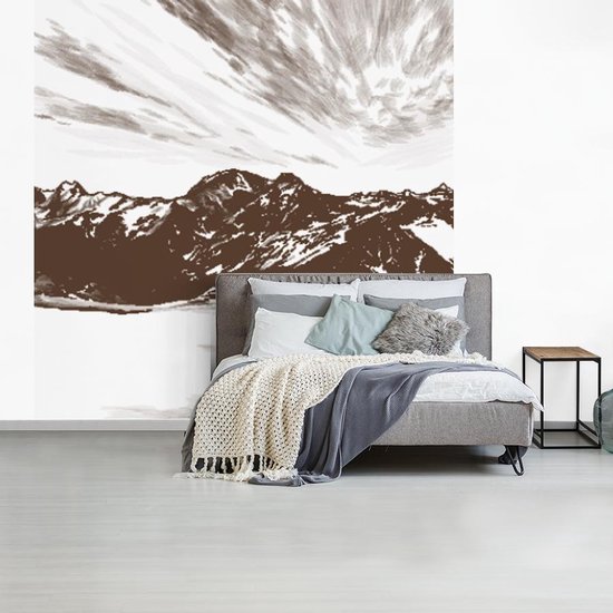 Papier peint - Papiers Papier peint photo Berg - Mer - Plage - Largeur 350 cm x Hauteur 350 cm