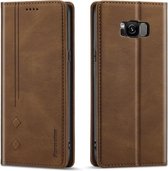 Voor Samsung Galaxy S8 + Forwenw F2 Serie Magnetische Horizontale Flip Lederen Case met Houder & Kaartsleuven & Portemonnee (Bruin)
