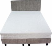 Bedworld Boxspring 200x190 - Stevig - Seudine - Grijs (ONC95)