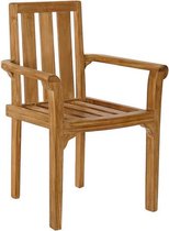 Trädgårdsstol DKD Home Decor Teakboom (63 x 52 x 88 cm)