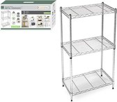 Planken Confortime Verchroomd (60 x 30 x 120 cm)