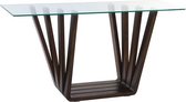 Console DKD Home Decor Rebeca Kristal Walnoot (145 x 45 x 75 cm)