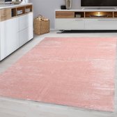 Flycarpets Angora Vloerkleed - 200x290cm - Hoogpolig - Roze