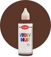 Glasverf - Stickerverf - mokka - Viva Kids - Windowcolor - 90ml