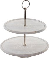 Fruitschaal DKD Home Decor Mangohout (35 x 36 cm)