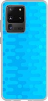 Smartphonebooster Telefoonhoesje - Back Cover - Geschikt Voor Samsung Galaxy S20 Ultra - Blue En Blue
