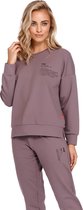 Doctor Nap Katoenen Huispak Dames | Joggingpak dames | Trainingspak Dames | 2-delig | Lange Mouw Lange Broek | NAP Frappe DRS.4216 SPO.4214 L