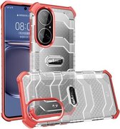 Voor Huawei P50 Pro wlons Explorer-serie pc + TPU-beschermhoes (rood)