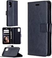 Portemonnee Book Case Hoesje Geschikt voor: Samsung Galaxy A41 zwart