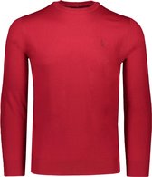 Polo Ralph Lauren  Trui Rood Rood Getailleerd - Maat XL - Heren - Herfst/Winter Collectie - Wol