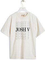 JOSH V   TEDDY     EMBRO T-shirt Crème - Maat XL