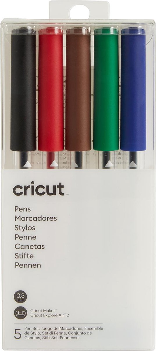 Cricut Explore/Maker Extra Fine Point Pen Set 5pack (Basics) bol