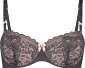 Hunkemöller Dames Lingerie Voorgevormde beugel bh Theresa  - Grijs - maat B80