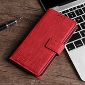 Voor OPPO Zoek X2 Huid Voel Krokodil Textuur Magnetische Sluiting Horizontale Flip PU Lederen Case met Houder & Kaartsleuven & Portemonnee (Rood)