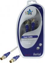 HQ Standaard Coax Mannelijk - Vrouwelijk 90db Kabel 1.50 M