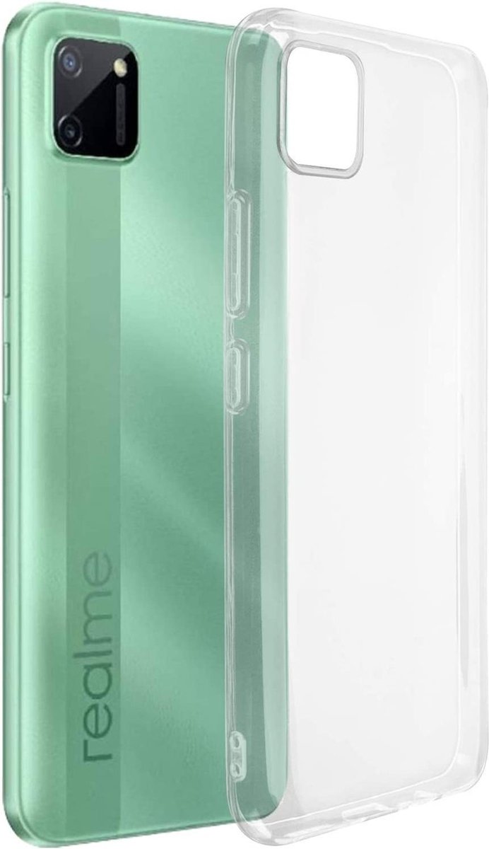 Silicone hoesje Geschikt voor: Realme C11 - transparant
