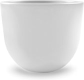 VECA bloempot EGGY rond, 45 cm, mat WIT
