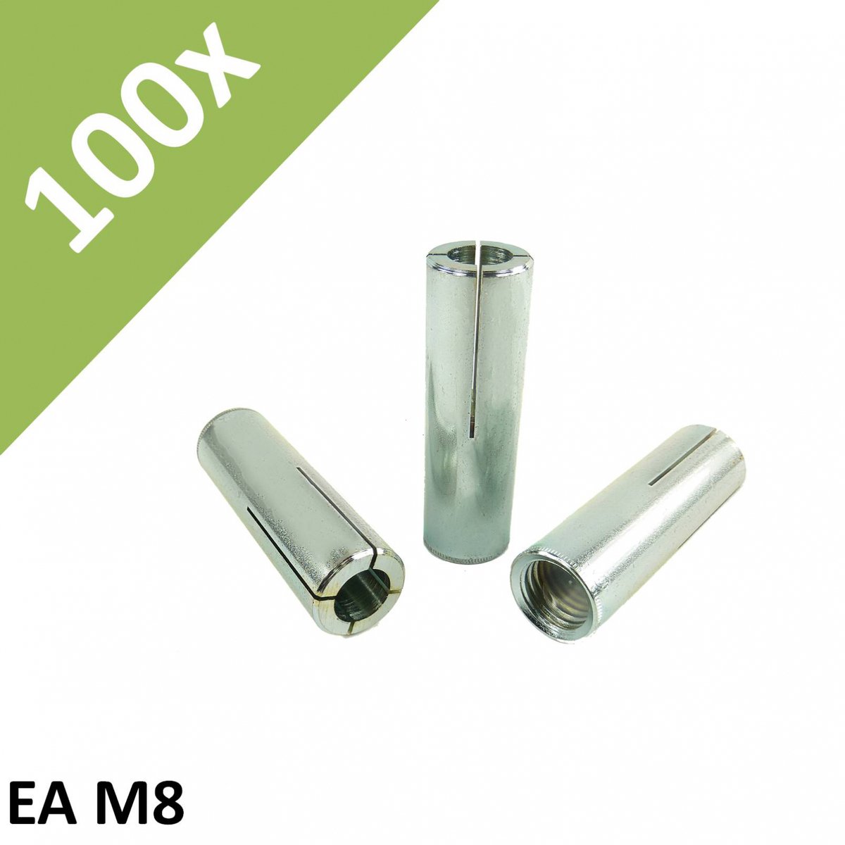 Fischer EA-N Drop-in Anchor M16 (25 Pack)  - 2) EA M8 (100 Stück)
