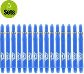Bulls Nylon 5Sets DartShafts - Blauw - In Between - (5 Sets)