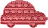 Pop it van By Qubix Pop it fidget toy - Auto - Roze - fidget toy van hoge kwaliteit!