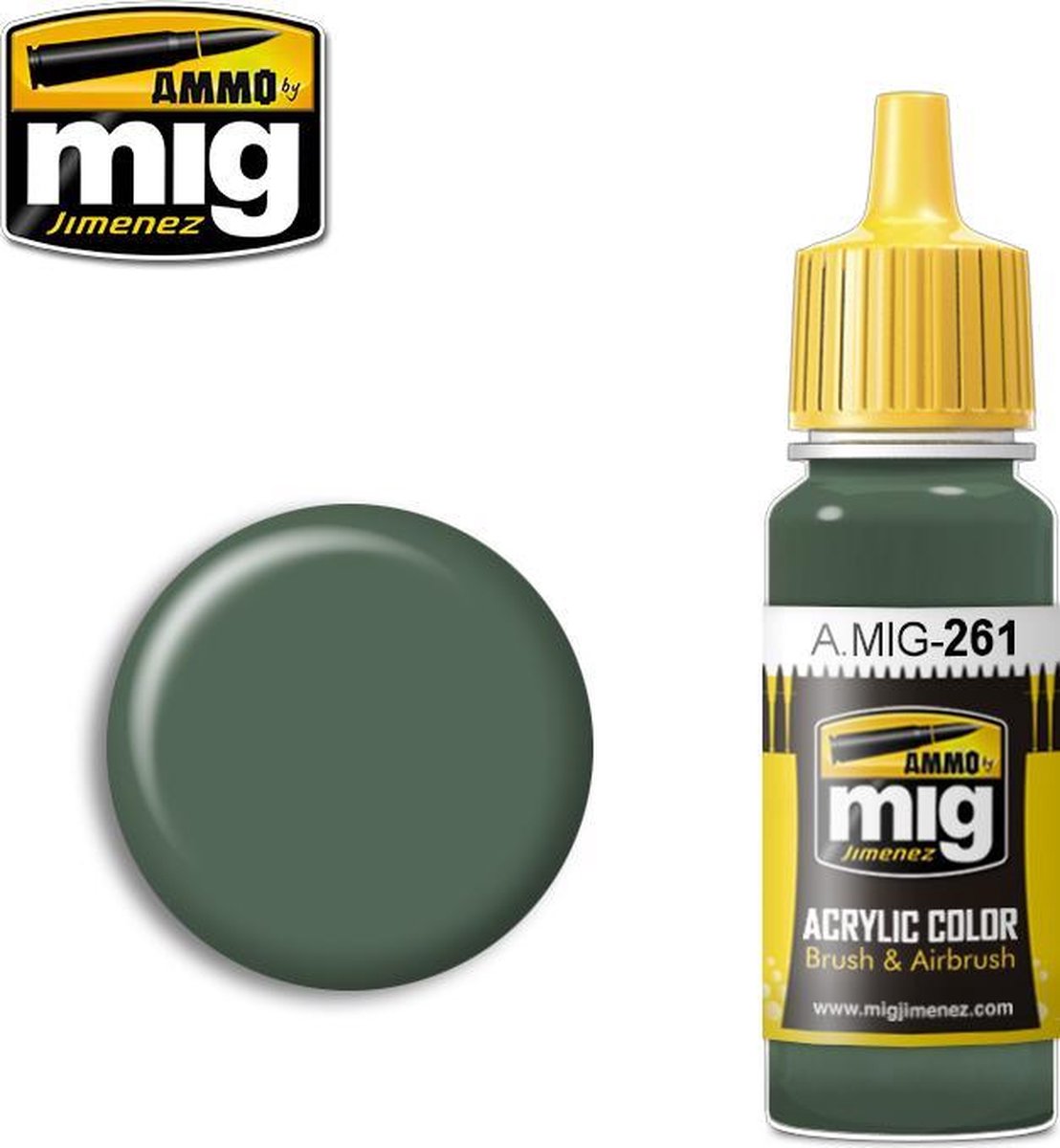 Mig - Ija Nakajima Green (17 Ml) (?/20) * - MIG0261 - modelbouwsets, hobbybouwspeelgoed voor kinderen, modelverf en accessoires