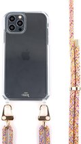 iPhone XR Case - Wildhearts Transparant Rainbow Vibes Cord Case - iPhone
