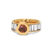 Melano Vivid Good Times ring set - goudkleurig - dames - maat 48