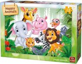 kinderpuzzel Jungle Animals 12 stuks