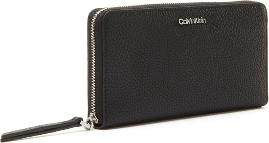 Calvin Klein - RFID - Ziparound doux et soigné - portefeuille femme - noir  | bol.com
