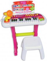 keyboard elektronisch junior 45 x 48 cm roze